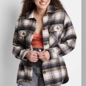 wild fable Brown/ tan flannel